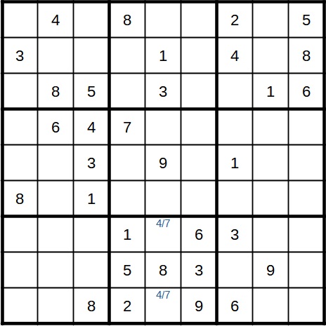 Sudoku Kandidaten als Platzhalter Beispiel 1_2